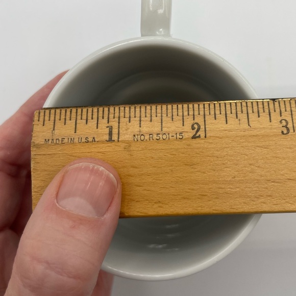 Vintage 70s Stacking Cups Red Blue White Stripes Floral - Picture 10 of 13